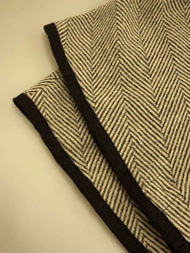 商品画像：ポンチョ/--/ウール/GRY/ヘリンボーン/1625-162-4133 5