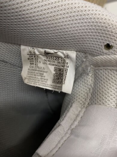 商品画像：AIR FORCE 1 07/エアフォース/ホワイト/315122-111/27.5cm/WHT 5