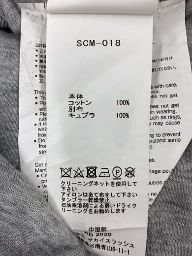 商品画像：長袖シャツ/2/コットン/GRY/SCM-018 4