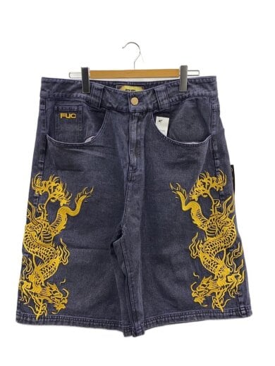 商品画像：FUC/dragon jorts shorts/ショートパンツ/XL/コットン/IDG// 1