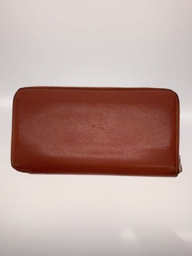 商品画像：アザップロング シルクイン/長財布/レザー/BRW/無地/レディース// 2