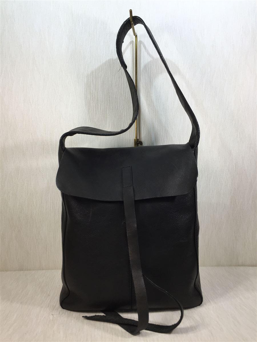 ビースタッフ ショルダーバッグ 低価格化 レザー Blk 無地