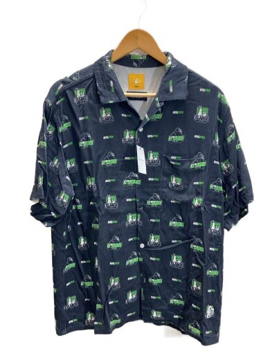 商品画像：半袖シャツ/M/レーヨン/BLK/FRS026 1