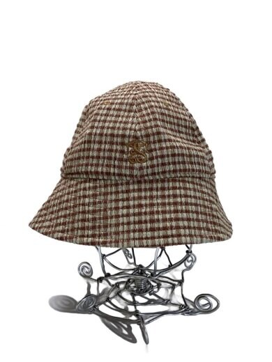 商品画像：バケットハット/--/ポリエステル/BRW/チェック/レディース/SWGH241637 1