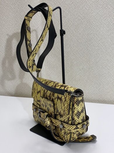 商品画像：ショルダーバッグ/--/YLW/パイソン柄 2