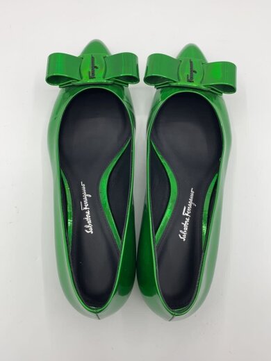 商品画像：パンプス/US6.5/GRN/エナメル 3