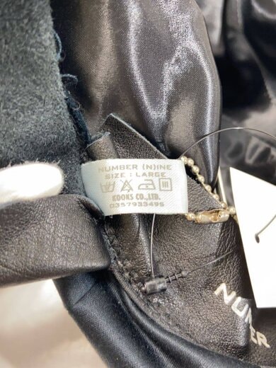 画像：NUMBER (N)INEキャスケット/L/コットン/BLK/メンズ/S02-NA001E6