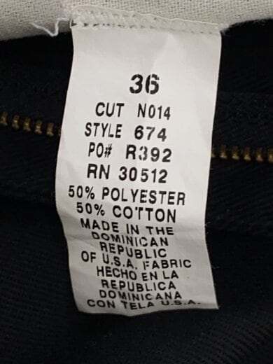 商品画像：ボトム/36/ポリエステル/BLK/無地 5