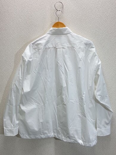 商品画像：長袖シャツ/S/ポリエステル/WHT 2