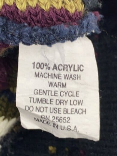 商品画像：ニット・セーター(厚手)/XXL/アクリル/マルチカラー/総柄// 4