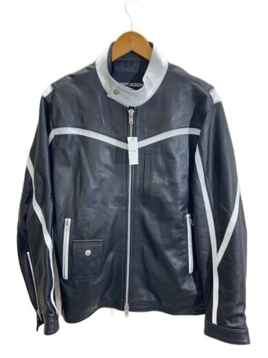 商品画像：DOFFJASON/レザージャケット・ブルゾン/L/羊革/BLK 1