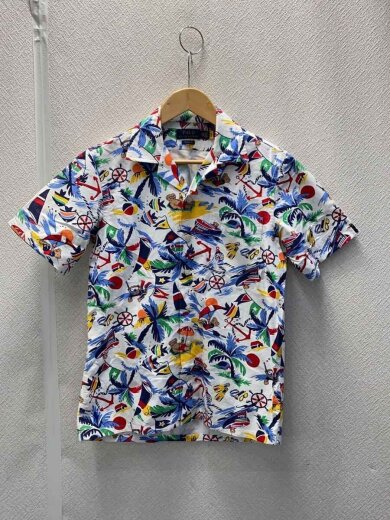 商品画像：半袖シャツ/XS/コットン/マルチカラー/総柄// 1