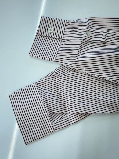 商品画像：長袖シャツ/38/コットン/BRW/ストライプ// 5