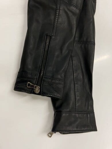 商品画像：BATA/レザージャケット・ブルゾン/--/レザー/BLK/ノーカラーレザーJKT// 5