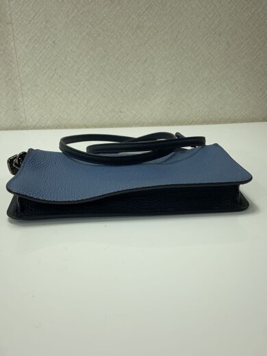 商品画像：ショルダーバッグ_ノア_ポップアップメッセンジャー_カラーブロック_オールレザー/牛革/BLU/// 4