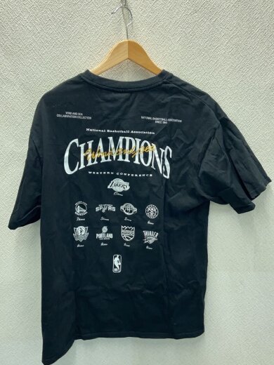 商品画像：Tシャツ/L/コットン/BLK/WDS-C-PNB7-24-Q4-07// 2