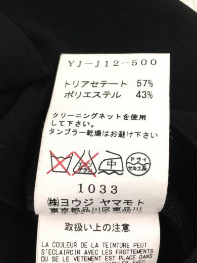 画像：Y’sテーラードジャケット/2/レーヨン/BLK/無地/YJ-J12-5004