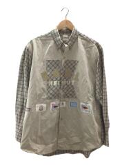 長袖シャツ/M/コットン/P031WFB19