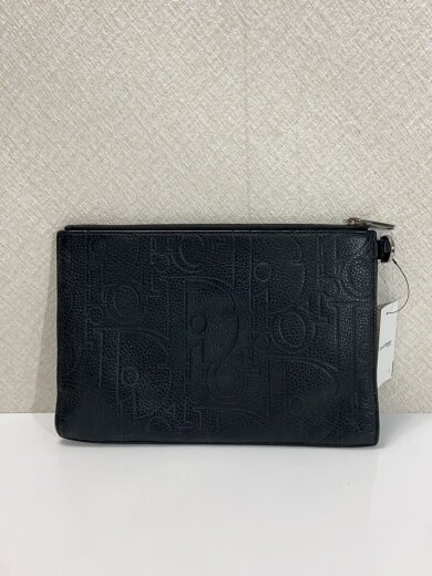 商品画像：ポーチ/レザー/BLK 3