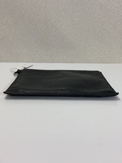 商品画像：ポーチ/レザー/BLK 4