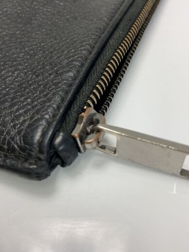 商品画像：ポーチ/レザー/BLK 7