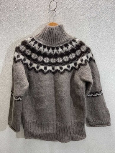 商品画像：ニット・セーター(厚手)/1/ウール/BRW/BN-21FL-051// 2