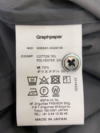 商品画像：半袖シャツ/--/コットン/GRY/GM241-50291B// 4