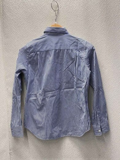 商品画像：長袖シャツ/S/コットン/ストライプ/az-B017// 2