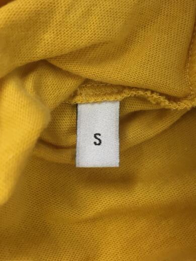 画像：GUCCIバックロゴプリントオーバーサイズT/Tシャツ/S/コットン/YLW/無地/493117-X31854