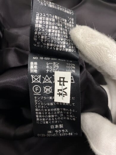 商品画像：コート/--/レーヨン/BLK/18-020-500-4020-1-0 4