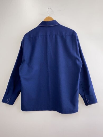 画像：ALLEGE19AW/WOOL SWITCH SHIRT/長袖シャツ/2/ウール/NVY/AH19W-SH032