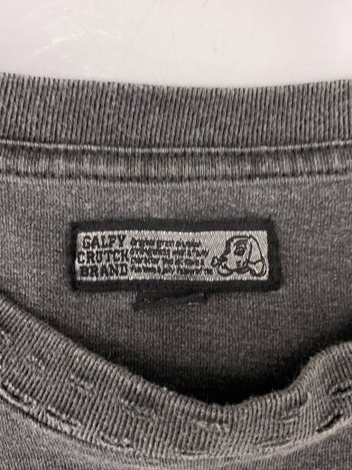 商品画像：/染め染めわんちゃん/ダメージ加工/長袖Tシャツ/--/コットン/GRY/プリント 3