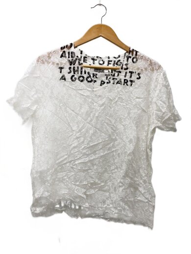 商品画像：20SS/レース エイズT/半袖カットソー/S/ナイロン/WHT/S32GC0556 S52750 1