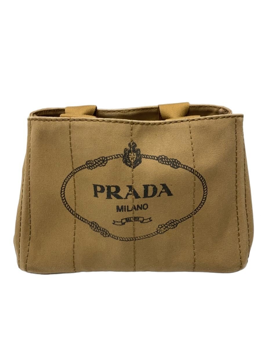 PRADA / ハンドバッグ/キャンバス/BRW