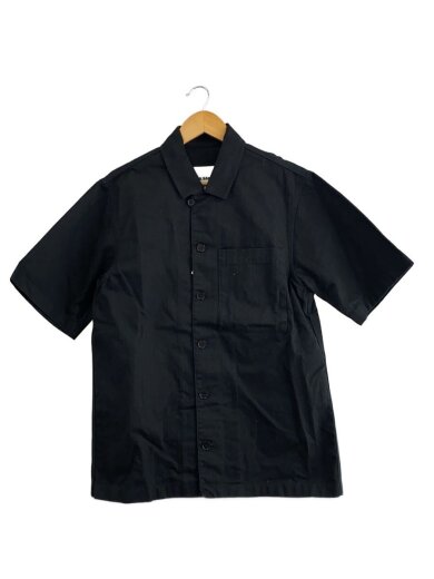 商品画像：ヘリンボーンショートスリーブワークシャツ/半袖シャツ/44/コットン/BLK/HS PM IS 0003// 1