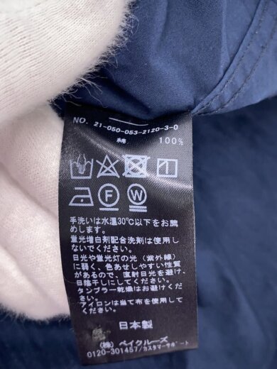 商品画像：長袖シャツ/1/コットン/NVY/21-050-053-2120-3-0 5