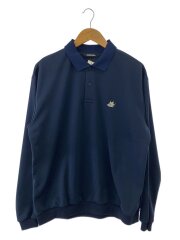 crownafair/CLUBHAUS/長袖ポロシャツ/M/ポリエステル/NVY