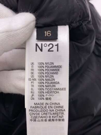 商品画像：ロングダウンジャケット/中綿ジャケット/Kid/16Y/ナイロン/BLK/N21775＿N0002 4