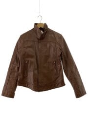 レザージャケット・ブルゾン/3/レザー/BRW