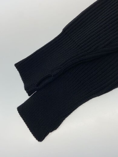 商品画像：サムホール/NAVY CREWNECK/ニット・セーター(厚手)/XS/ウール/BLK 6