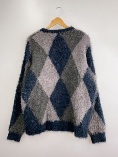 商品画像：ニット・セーター(厚手)/3/ポリエステル/NVY/総柄/NMBkn405 2