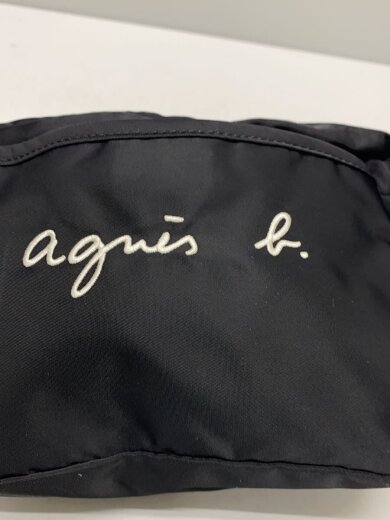 商品画像：ウエストバッグ/ナイロン/BLK 5