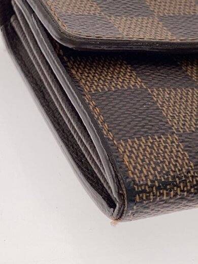 商品画像：1)ポルト・フォイユ・サラ_ダミエ・エベヌ/PVC/BRW/総柄/レディース 8