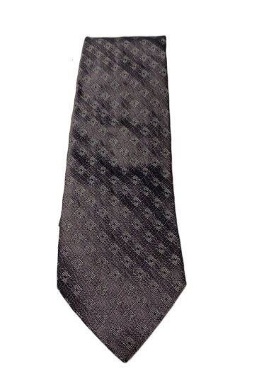 商品画像：ネクタイ/シルク/GRY/総柄/メンズ 1