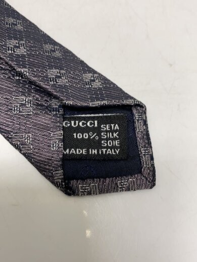 商品画像：ネクタイ/シルク/GRY/総柄/メンズ 3