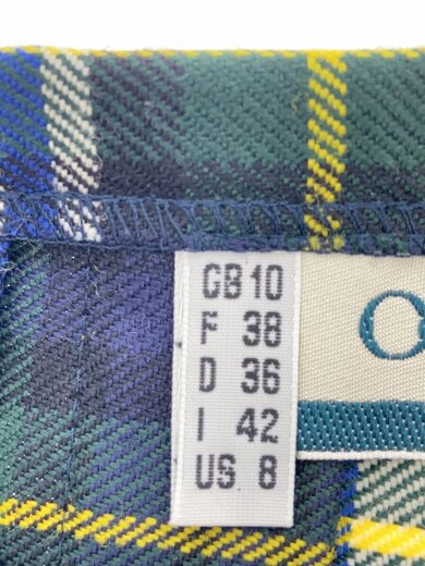 画像：O’NEIL OF DUBLINスカート/38/ウール/GRN/チェック5