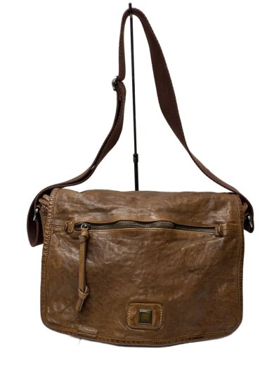 商品画像：ショルダーバッグ/レザー/BRW 1