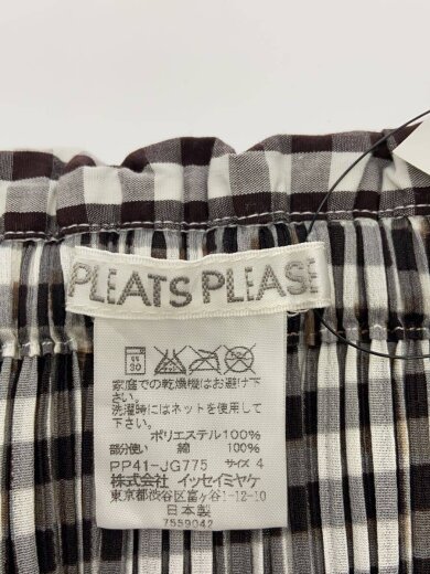 商品画像：ロングスカート/4/ポリエステル/BLK/ギンガムCK/PP41-JG775 3