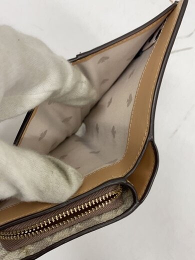 画像：kate spade new york2つ折り財布/PVC/WHT/総柄/レディース/WLRU6046//6