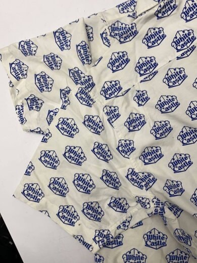 商品画像：15SS/White Castle Oxford Shirt/半袖シャツ/M/コットン/WHT/総柄 5